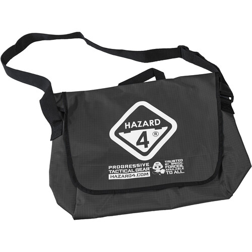 Hazard 4 Logo Simple Messenger Bag (Black) PMO-MBG-BK B&H Photo