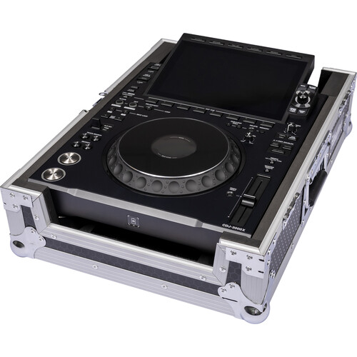 Headliner Flight Case for CDJ-3000X (Aluminum and Black)