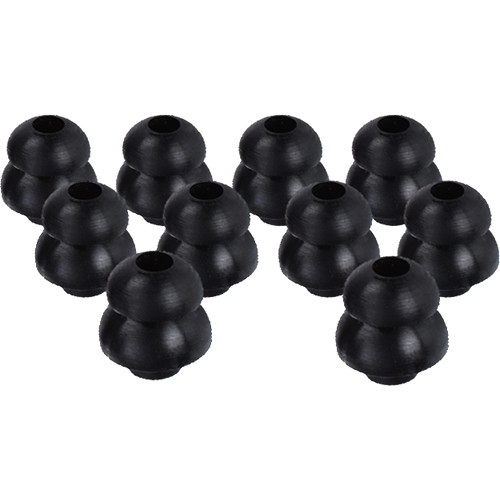Hear Technologies EarFills Silicone Sleeves for Future Sonics Spectrum Series G10 (Black, Small, 3 Pair)