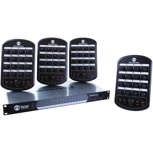 Hear Technologies Hear Back PRO 4-Pack Personal Mixing System (Analog Input)