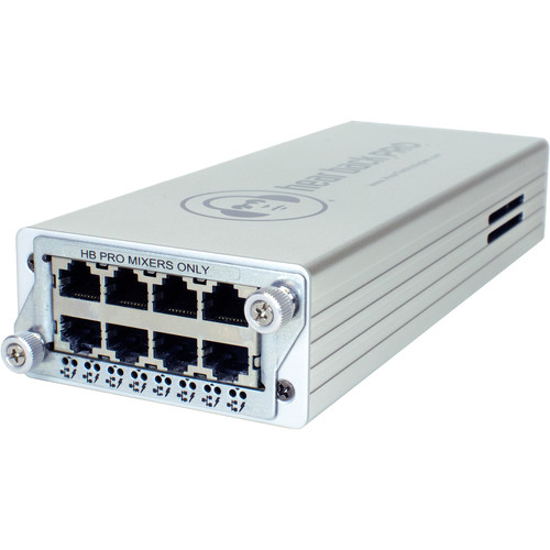 Hear Technologies PRO Mixer Distro 8-Port RJ45 Distribution for Hear Back PRO Systems (Silver)