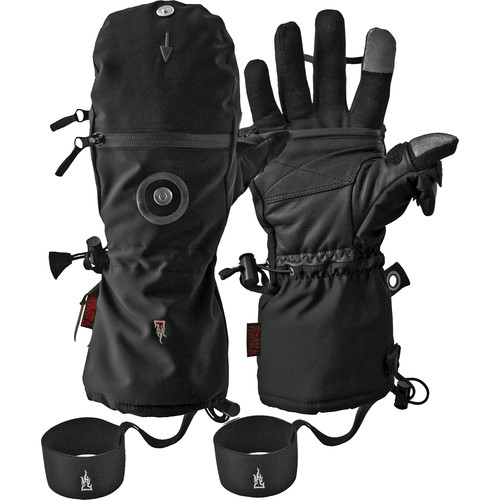 The Heat Company HEAT 3 SMART Cold Weather Touchscreen Gloves (Men's Medium, Black)