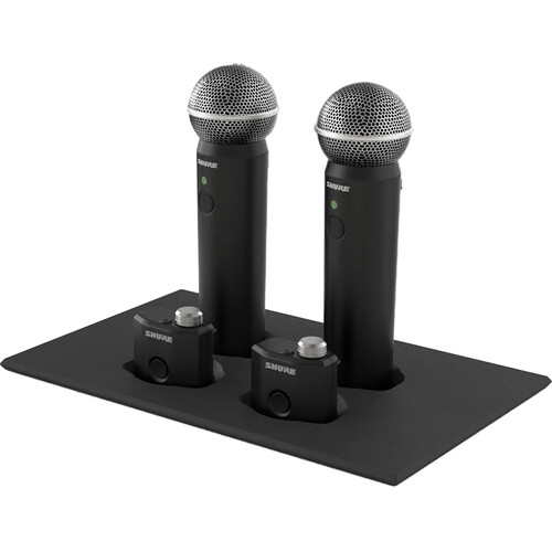 Heckler H923-BK Console Insert for Shure MXWNCS4 (Black)