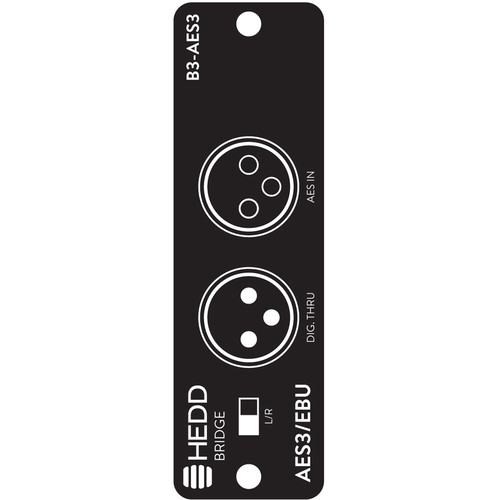 HEDD AES3 2-Channel Bridge Module for Select Studio Monitors