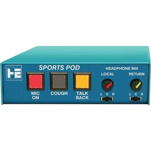 Henry Engineering Sports Pod Microphone/Headphone Controller and Intercom System