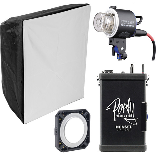 Hensel Porty Premium Plus 1200W/s Kit with Chimera Softbox