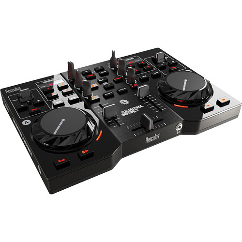 Hercules DJControl Instinct Street Edition DJ Controller (Black with Yellow Rubber Caps)