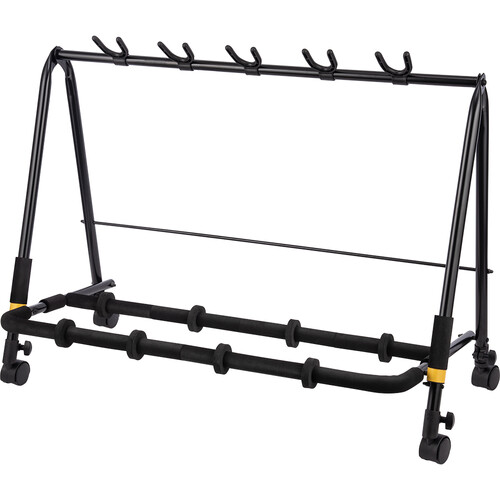HERCULES Stands 5-Piece Guitar Display Rack with Caster Wheels