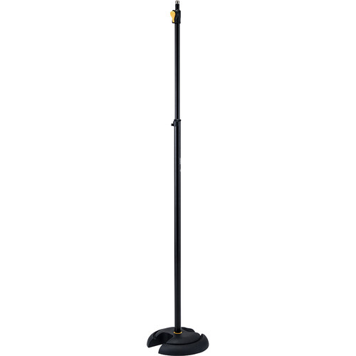 HERCULES Stands MS201BPLUS H-Base Microphone Stand with EZ Grip Height Adjustment