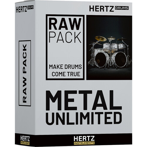 Hertz Instruments Metal Unlimited Raw Pack for Hertz Drums
