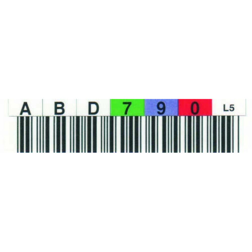 Hewlett Packard Enterprises LTO-5 Ultrium RW Barcode and Cleaning Label Set