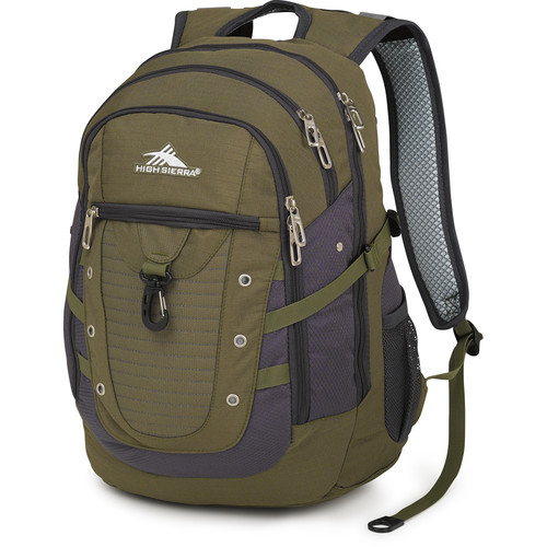 High Sierra Tactic Backpack (Moss / Mercury)