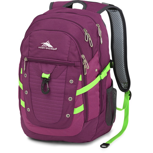 High Sierra Tactic Backpack (Berry Blast / Razzmatazz / Lime / Mercury)