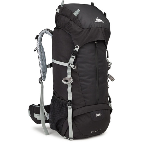 High Sierra Summit 45 Internal Frame Pack (Black / Silver)