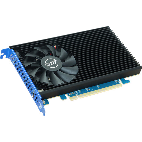HighPoint Rocket 1604L  PCIe Gen5 x16 4x M.2 NVMe AIC