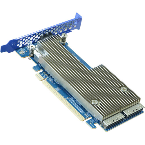 HighPoint Rocket 7624A PCIe Gen5 x16 to 2-MCIOx8 NVMe RAID Adapter