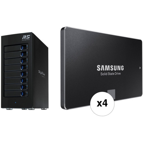 HighPoint RocketStor 6618A 4TB 8-Bay Thunderbolt 3 RAID Array Kit (4 x 1TB)