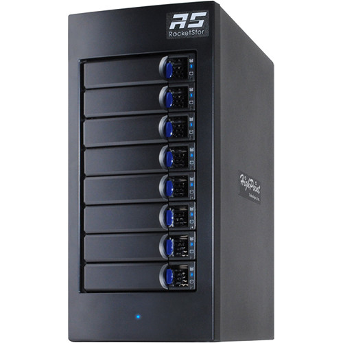 HighPoint RocketStor 8-Bay Thunderbolt 3 Turbo RAID Enclosure