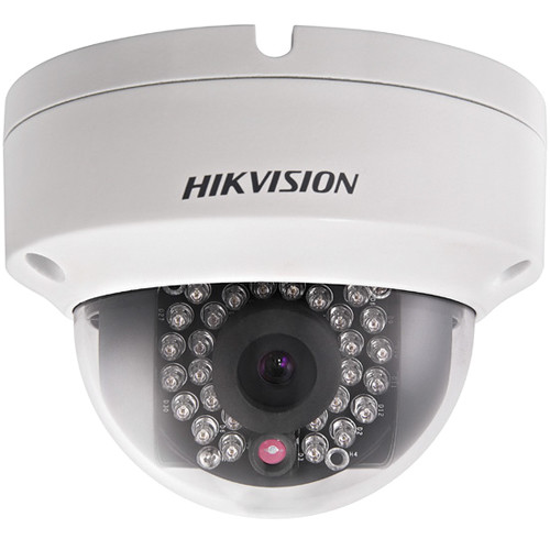 Hikvision 3MP Hi-Res Outdoor PoE IP Network Dome Camera with 12mm Lens
