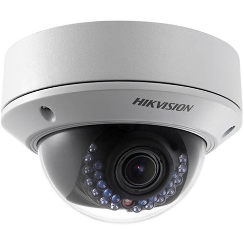 Hikvision 4MP Vandal-Resistant Outdoor Network Dome Camera with 2.8-12mm Varifocal Lens & Night Vision (White)