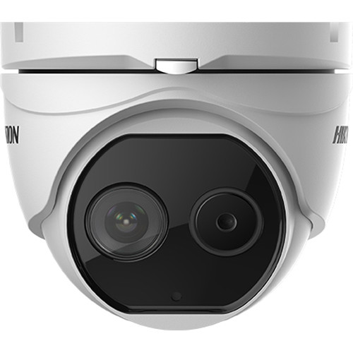 Hikvision DeepinView DS-2TD1217-6/V1 Outdoor Thermal & Optical Network Turret Camera with 6.2mm Thermal Lens