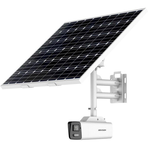 Hikvision ColorVu 8MP Outdoor Solar-Powered Bullet Camera Kit with 2.8mm Lens