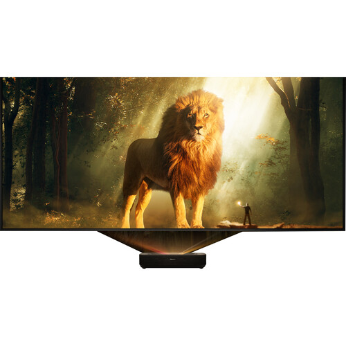 Hisense L5G 2100-Lumen XPR UHD 4K Smart Ultra-Short-Throw Laser DLP Projector & 90" Screen Bundle