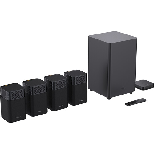Hisense HT SATURN 4.1.2-Channel Atmos-Enabled Wireless Home Theater Speaker System