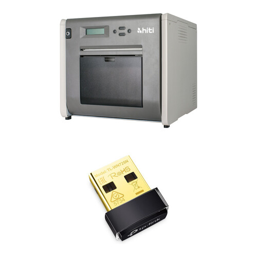 HiTi P525L Photo Printer with TL-WN725N Wireless N Nano USB Adapter Kit