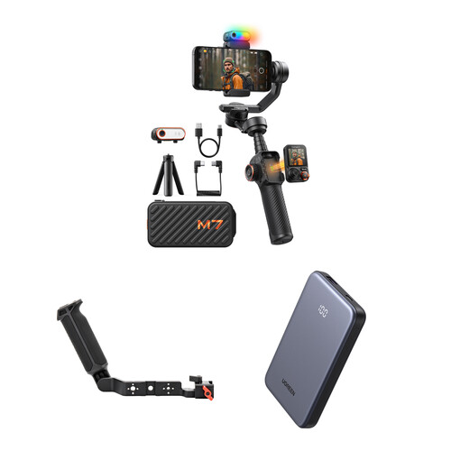 Hohem iSteady M7 Gimbal Kit with Handle and Power Bank