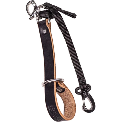 HoldFast Gear Camera Leash (English Bridle, Black)