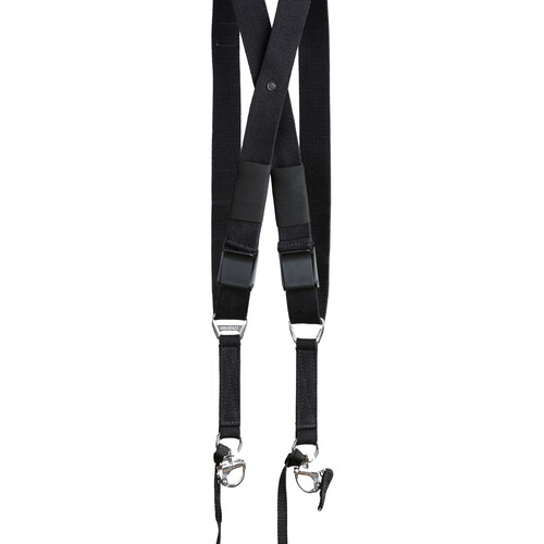 HoldFast Gear MoneyMaker Two-Camera Swagg Harness (Black, Cotton Canvas)