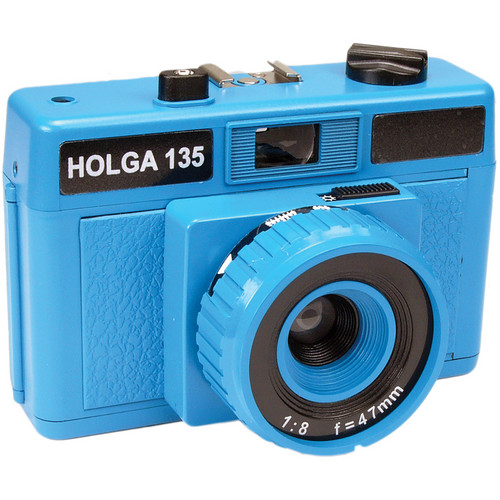 Holga 135 Plastic 35mm Camera (Cyan) 219134 B&H Photo Video