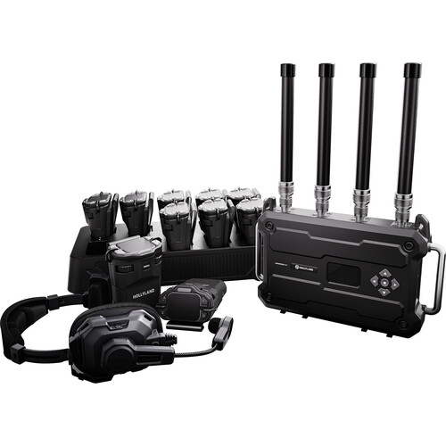 Hollyland Solidcom H1-10S 10-Person Noise-Cancelling Intercom System