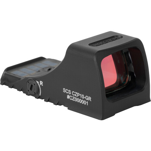 Holosun SCS-P10 Solar-Charging Sight for CZ P10 Optics-Ready (Green Circle-Dot Reticle)