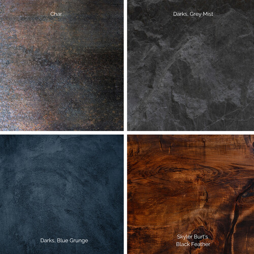 Best Ever Backdrops Portable Photography Backdrops (Dark, 24 x 24")
