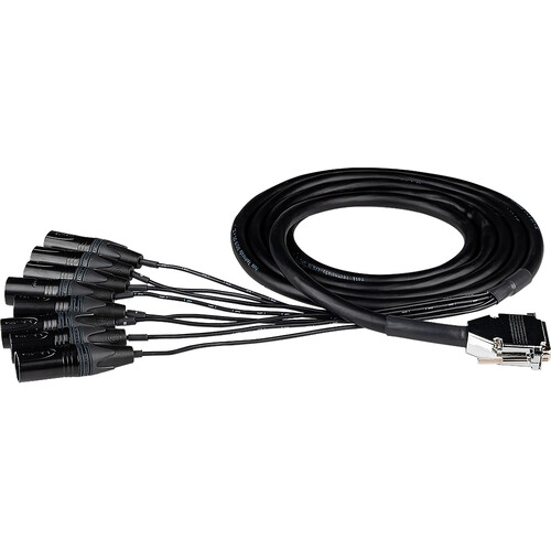 Hosa Technology Edge 8-Channel Analog Snake DB25 to XLR3M (10')