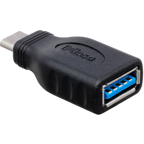 Hosa Technology USB-A Female to USB-C 3.2 Gen 1 Male Adapter