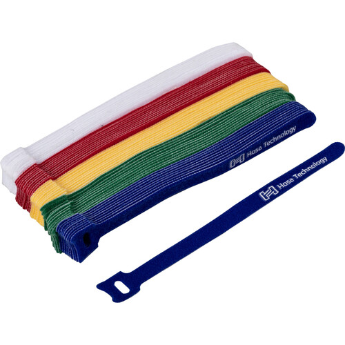 Hosa Technology Cable Tie (0.5 x 8", Multicolor, 50-Pack)