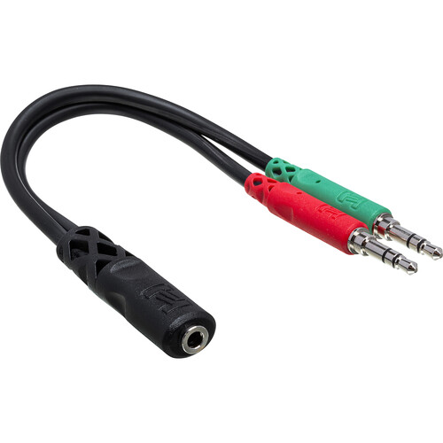 Hosa Technology Headset and Mic Breakout Cable