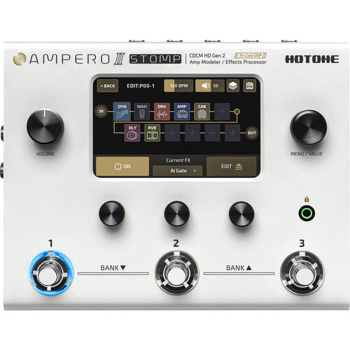 Hotone Ampero II Stomp Modeler and Effects Processor