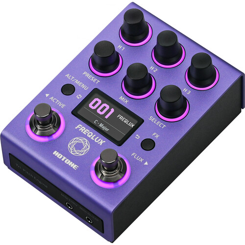 Hotone Freqlux Tri-Pitch Engine Pitch-Shifter Pedal NP-200 B&H