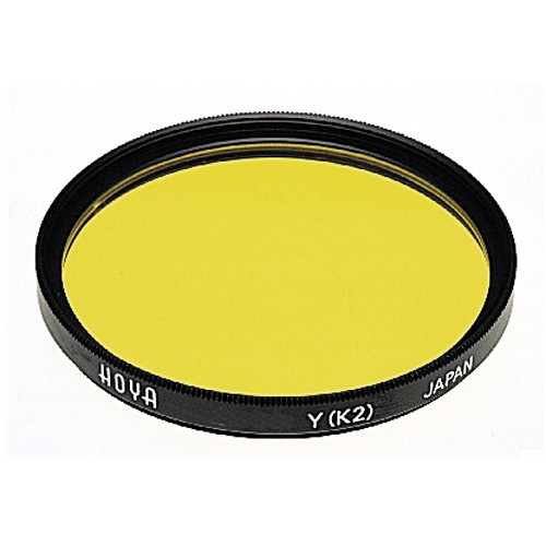 Hoya 49mm Yellow #K2 (HMC) Multi-Coated Glass Filter for Black & White Film