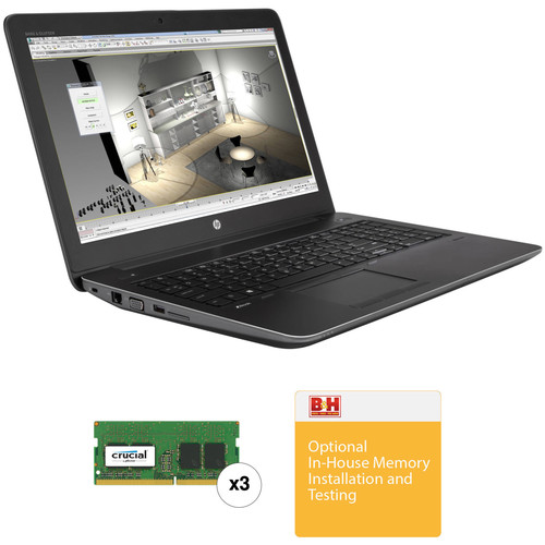 HP 15.6" ZBook 15 G4 B&H Custom Mobile Workstation