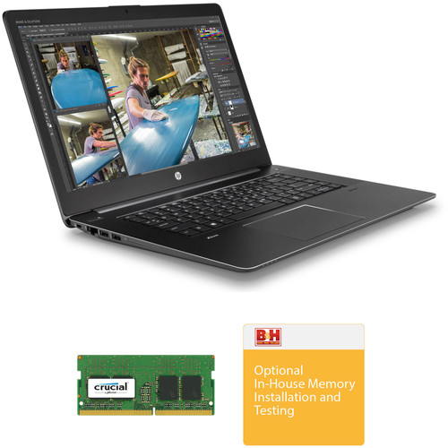 HP 15.6" ZBook Studio G3 Turnkey Mobile Workstation with 32GB RAM