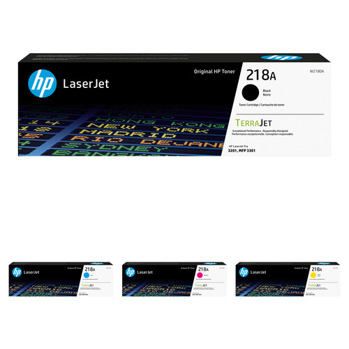 HP 218A Standard-Capacity 4-Color Ink LaserJet Cartridge Kit