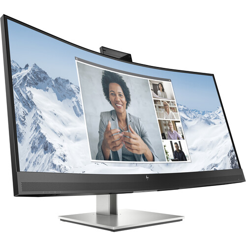 HP E34m G4 WQHD 34" 21:9 Curved USB Type-C Conferencing Monitor