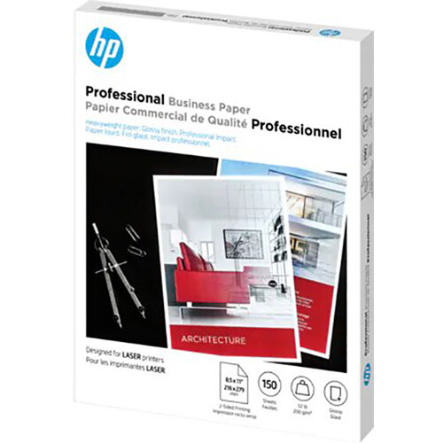 HP Professional Laser Glossy FSC Paper (8.5 x 11", 150 Sheets)