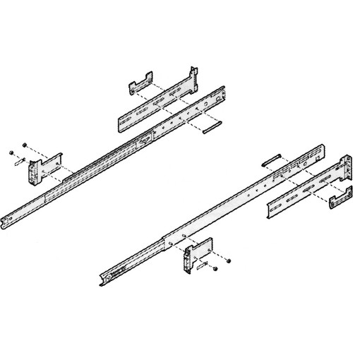 HP z6/8 Adjustable Rail Rack Flush Mount Kit