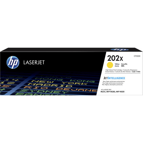 HP 202X LaserJet Toner High-Yield Cartridge (Yellow)